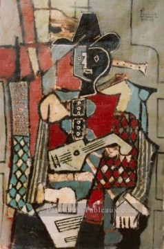 Arlequin3 1917 cubisme Pablo Picasso Peinture à l'huile